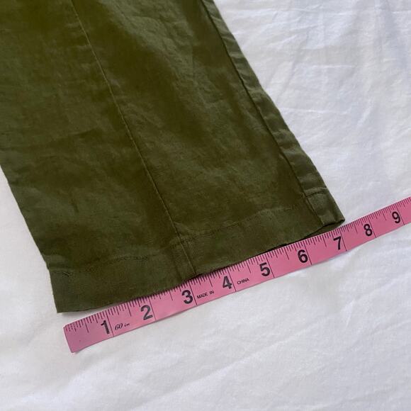 Quince 100% European Linen Tapered Ankle Pants Women’s Size Medium Minimalist - Picture 9 of 10